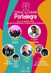 Cartaz Festas da Cidade 2023 - Portalegre