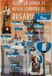 Cartaz Festa em Honra de Nossa Senhora do Rosário 2023 - Santa Eufémia