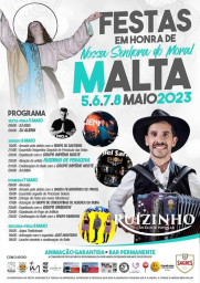 Cartaz Festas em Honra de Nossa Senhora do Moral 2023 - Malta