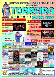Cartaz Festas em Honra de Nossa Senhora do Bom Sucesso 2023 - Torreira