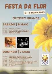 Cartaz Festa da Flor 2023 - Outeiro Grande
