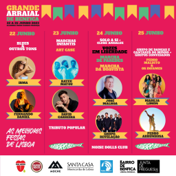 Cartaz Grande Arraial de Benfica 2023 - Benfica