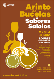 Cartaz Mostra de Arinto de Bucelas e Sabores Saloios 2023 - Loures