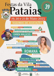Cartaz Festas da Vila 2023 - Pataias