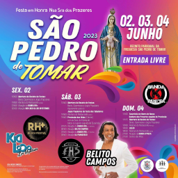 Cartaz Festas em Honra de Nossa Senhora do Prazeres 2023 - Tomar