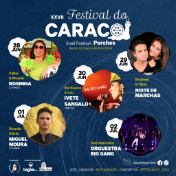 Cartaz XXVII Festival do Caracol 2023 - Porches