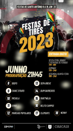 Cartaz Festas de Tires 2023 - Cascais