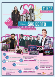 Cartaz Festas em honra a São Bento 2023 - Povoa de Lanhoso