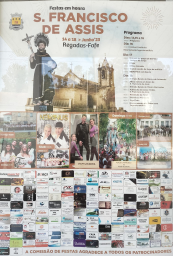 Cartaz Festas em honra de São Francisco de Assis 2023 - Regadas