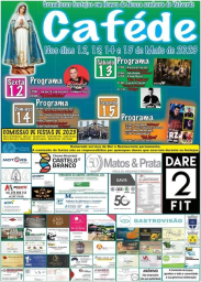 Cartaz Grandiosos Festejos em Honra de Nossa Senhora de Valverde 2023 - Caféde