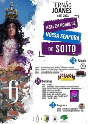 Cartaz Festas em honra de Nossa Senhora do Soito 2023 - Fernão Joanes