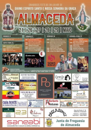 Cartaz Festas do Divino Espírito Santo 2023 - Almaceda