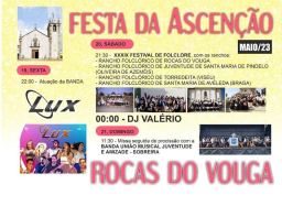 Cartaz Festa da Ascensão 2023 - Rocas do Vouga