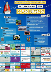 Cartaz Festa do Divino Espírito Santo 2023 - Cardigos