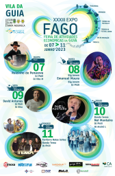 Cartaz XXIII Expo Fago 2023 - Vila da Guia 