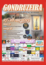 Cartaz Festas em Honra de Nossa Senhora de Fátima 2023 - Gondruzeira