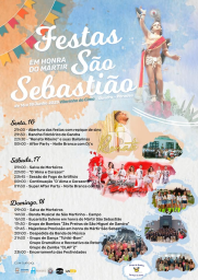 Cartaz Festas em honra do Mártir São Sebastião 2023 - Vilarinho de Cima