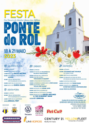 Cartaz Festas em Honra do Senhora Jesus dos Aflitos 2023 - Ponte do Rol