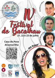 Cartaz IV Festival do Bacalhau 2023 - Alcantarilha