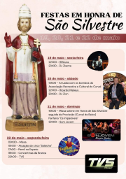 Cartaz Festa em Honra de São Silvestre 2023 - Pinheiro da Bemposta 
