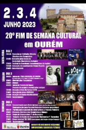 Cartaz Fim de Semana Cultural em Ourém 2023