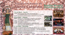 Cartaz Festa em Honra de Santa Catarina 2023 - Bustelo 