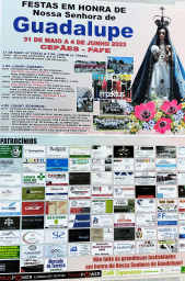 Cartaz Festas em Honra de Nossa Senhora de Guadalupe 2023 - Cepães