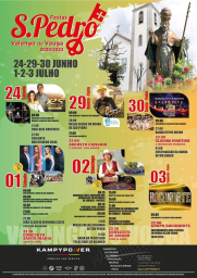 Cartaz Festas de São Pedro 2023 - Aveiro