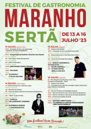 Cartaz Festival de Gastronomia Maranho 2023 - Sertã