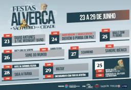 Cartaz Festas de São Pedro e da Cidade 2023 - Alverca