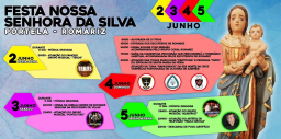 Cartaz Festa Nossa Senhora da Silva 2023 - Portela