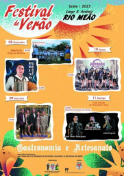 Cartaz Festival de Verão 2023 - Rio Meão
