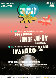 Cartaz Vale das Mós Summer Fest 2023 - Abrantes