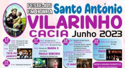 Cartaz Festas em Honra de Santo António 2023 - Vilarinho