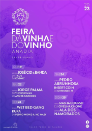 Cartaz Feira da Vinha e do Vinho 2023 - Anadia