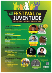 Cartaz VIII Festival da Juventude 2023 - Argoncilhe