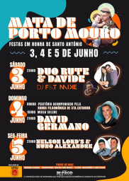 Cartaz Festas de Santo António 2023 - Mata de Porto Mouro