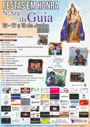 Cartaz Festas em Honra de Nossa Senhora da Guia 2023 - Paredes