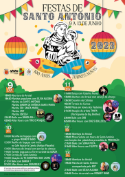 Cartaz Festas de Santo António 2023 - Torres Novas