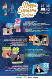 Cartaz Festas em Honra de Nossa Senhora do Socorro 2023 - Marco de Canaveses