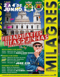 Cartaz Feira de Artes e Tasquinhas 2023 - Milagres