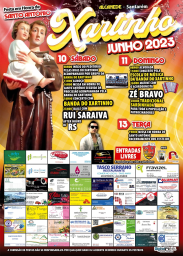 Cartaz Festa em Honra de Santo António 2023 - Xartinho