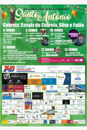 Cartaz Festas em Honra de Santo António 2023 - Cabrela