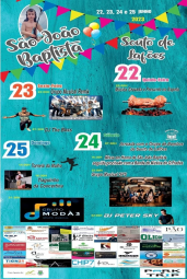 Cartaz Festas em Honra de São João Baptista 2023 - Souto de Lafões