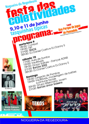 Cartaz Festa das Coletividade 2023 - Nogueira da Regedoura