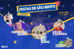 Cartaz Festas de São Bento 2023 - Santo Tirso