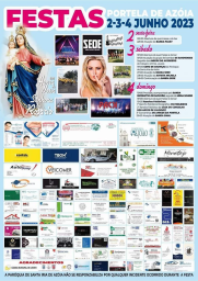 Cartaz Festas Portela de Azóia 2023 - Loures