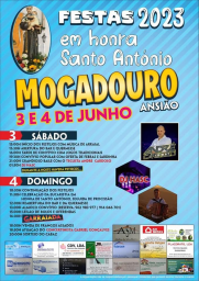 Cartaz Festas de Santo António 2023 - Mogadouro