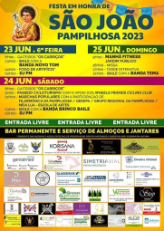Cartaz Festa em Honra de São João 2023 - Pampilhosa