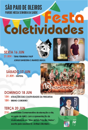 Cartaz Festa das Colectividades 2023 - São Paio de Oleiros